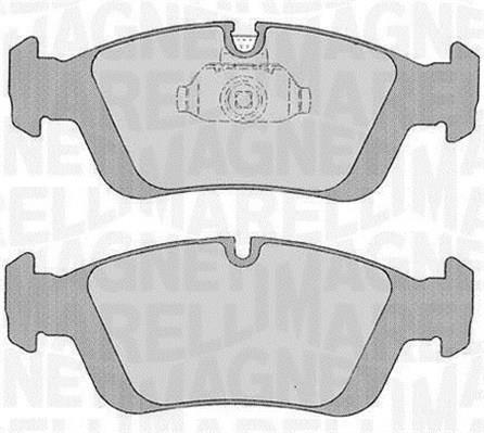 Jeu de 4 plaquettes de frein MAGNETI MARELLI ref. 363916060155