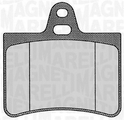Jogo de 4 pastilhas de travão MAGNETI MARELLI ref. 363916060180