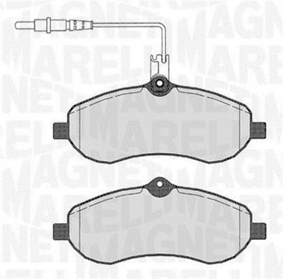Jogo de 4 pastilhas de travão MAGNETI MARELLI ref. 363916060193