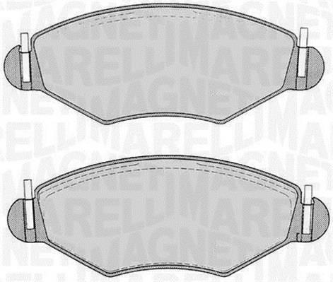 Jogo de 4 pastilhas de travão MAGNETI MARELLI ref. 363916060201
