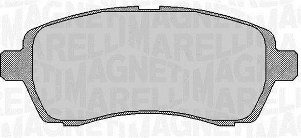 Jogo de 4 pastilhas de travão MAGNETI MARELLI ref. 363916060254