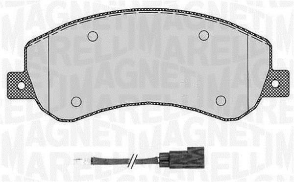 Jogo de 4 pastilhas de travão MAGNETI MARELLI ref. 363916060272