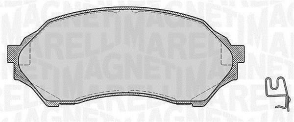Jogo de 4 pastilhas de travão MAGNETI MARELLI ref. 363916060293