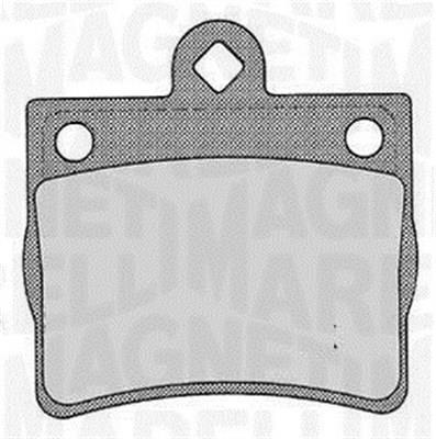 Jogo de 4 pastilhas de travão MAGNETI MARELLI ref. 363916060297