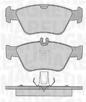 Jogo de 4 pastilhas de travão MAGNETI MARELLI ref. 363916060310