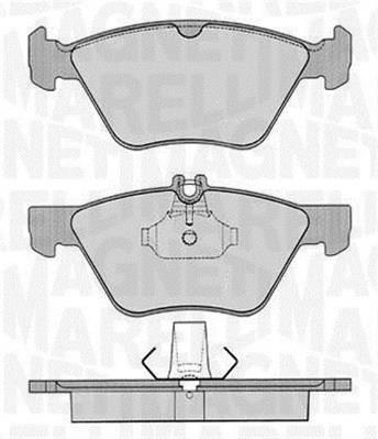 Jogo de 4 pastilhas de travão MAGNETI MARELLI ref. 363916060315