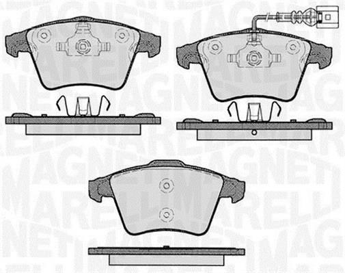 Jogo de 4 pastilhas de travão MAGNETI MARELLI ref. 363916060413