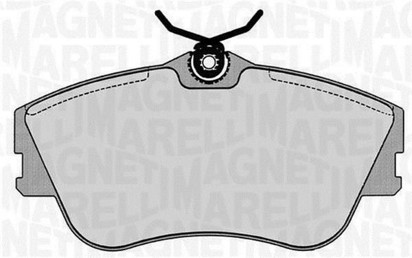 Jogo de 4 pastilhas de travão MAGNETI MARELLI ref. 363916060417