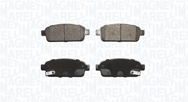 Jogo de 4 pastilhas de travão MAGNETI MARELLI ref. 363916060433