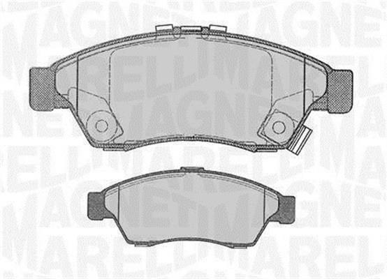Jogo de 4 pastilhas de travão MAGNETI MARELLI ref. 363916060490