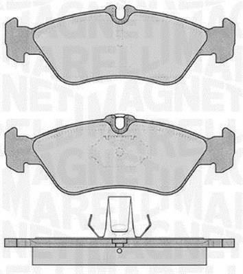 Jogo de 4 pastilhas de travão MAGNETI MARELLI ref. 363916060505