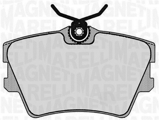 Jogo de 4 pastilhas de travão MAGNETI MARELLI ref. 363916060529