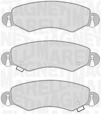 Jogo de 4 pastilhas de travão MAGNETI MARELLI ref. 363916060548