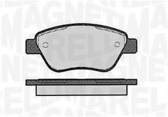 Jogo de 4 pastilhas de travão MAGNETI MARELLI ref. 363916060558