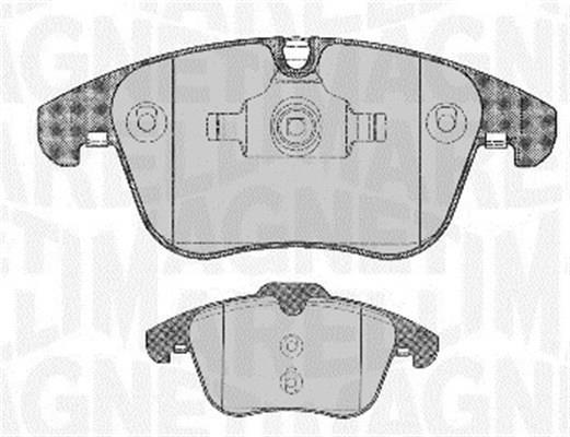 Jogo de 4 pastilhas de travão MAGNETI MARELLI ref. 363916060667