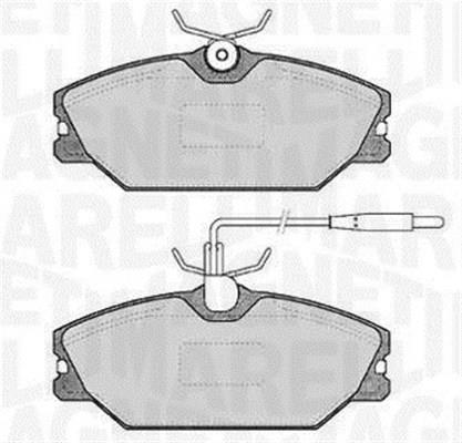 Jogo de 4 pastilhas de travão MAGNETI MARELLI ref. 363916060817