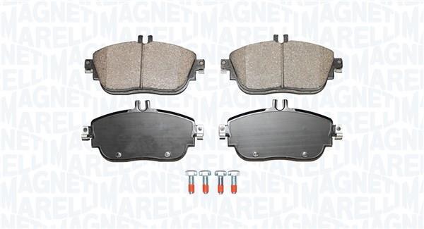 Jeu de 4 plaquettes de frein MAGNETI MARELLI ref. 363916060841