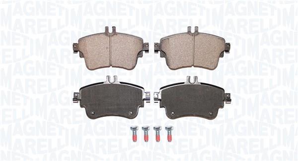 Jeu de 4 plaquettes de frein MAGNETI MARELLI ref. 363916060842