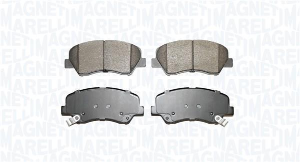 Jogo de 4 pastilhas de travão MAGNETI MARELLI ref. 363916060856