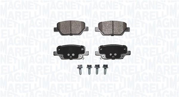 Jogo de 4 pastilhas de travão MAGNETI MARELLI ref. 363916060884