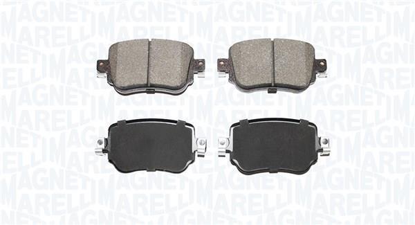 Jogo de 4 pastilhas de travão MAGNETI MARELLI ref. 363916060887