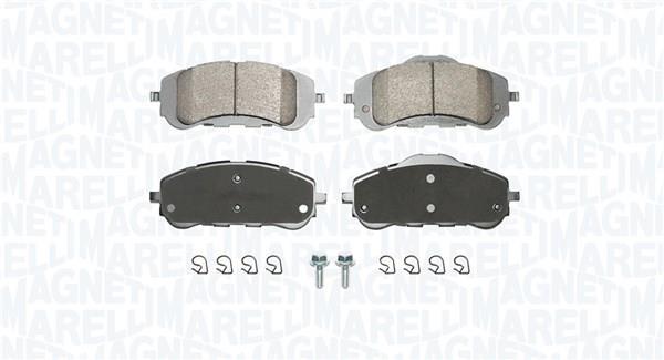 Jogo de 4 pastilhas de travão MAGNETI MARELLI ref. 363916060890