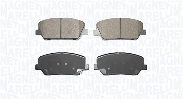 Jogo de 4 pastilhas de travão MAGNETI MARELLI ref. 363916060900