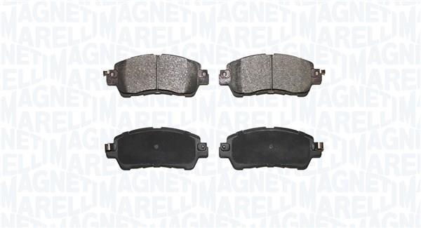 Jogo de 4 pastilhas de travão MAGNETI MARELLI ref. 363916060902
