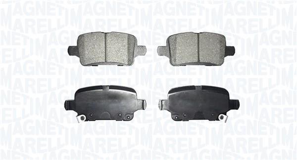 Jogo de 4 pastilhas de travão MAGNETI MARELLI ref. 363916060917