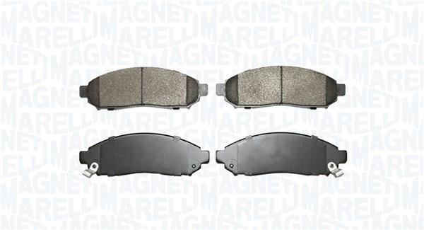 Jogo de 4 pastilhas de travão MAGNETI MARELLI ref. 363916060927
