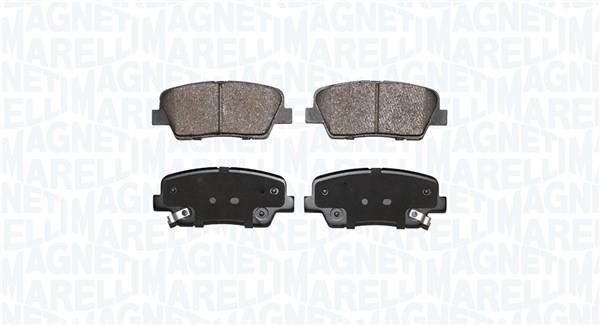 Jogo de 4 pastilhas de travão MAGNETI MARELLI ref. 363916060928