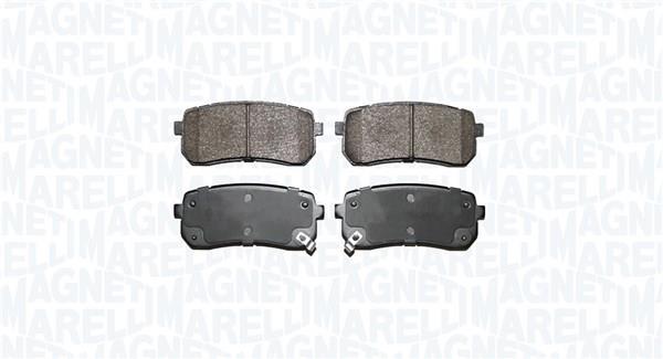 Jogo de 4 pastilhas de travão MAGNETI MARELLI ref. 363916060929