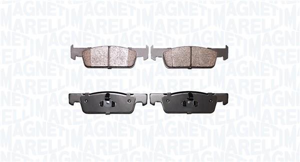 Jogo de 4 pastilhas de travão MAGNETI MARELLI ref. 363916060944