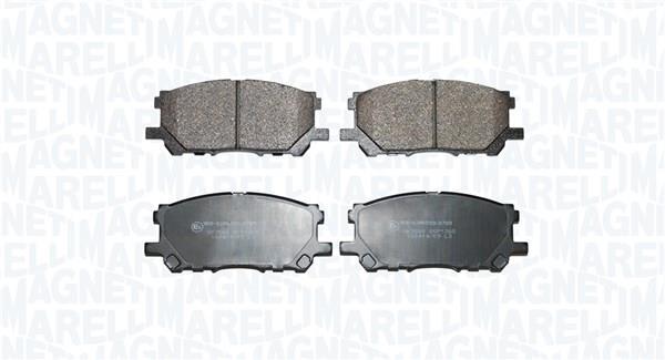 Jogo de 4 pastilhas de travão MAGNETI MARELLI ref. 363916061013