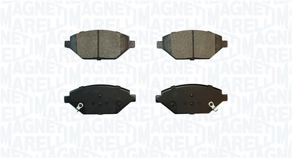Jogo de 4 pastilhas de travão MAGNETI MARELLI ref. 363916061113