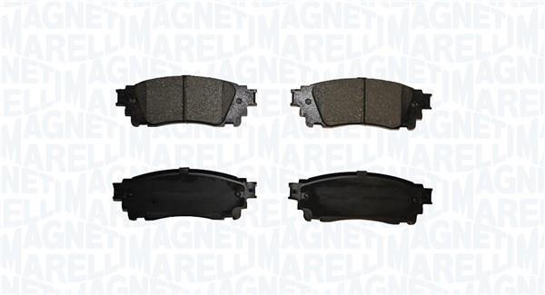 Jogo de 4 pastilhas de travão MAGNETI MARELLI ref. 363916061123