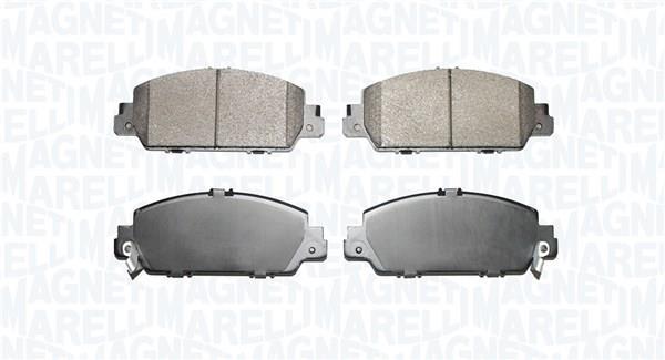 Jogo de 4 pastilhas de travão MAGNETI MARELLI ref. 363916061125