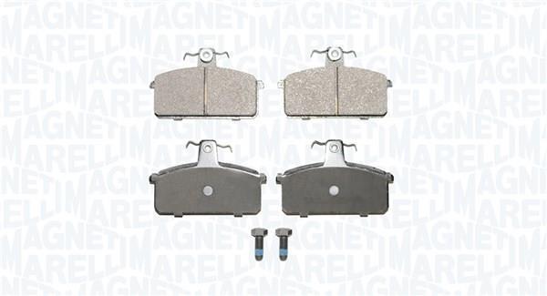 Jogo de 4 pastilhas de travão MAGNETI MARELLI ref. 363916061130