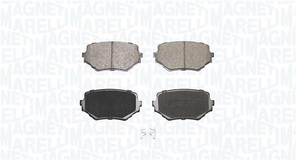 Jogo de 4 pastilhas de travão MAGNETI MARELLI ref. 363916061146