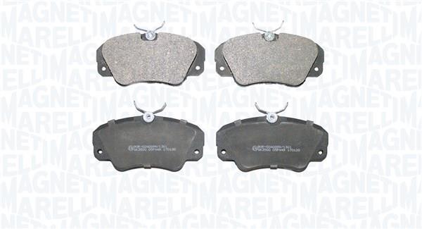 Jogo de 4 pastilhas de travão MAGNETI MARELLI ref. 363916061152