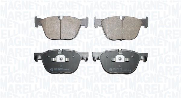 Jeu de 4 plaquettes de frein MAGNETI MARELLI 363916061173