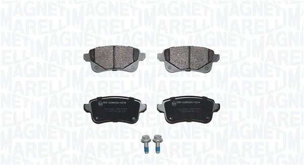 Jogo de 4 pastilhas de travão MAGNETI MARELLI ref. 363916061193