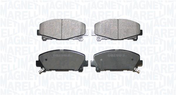 Jeu de 4 plaquettes de frein MAGNETI MARELLI ref. 363916061194