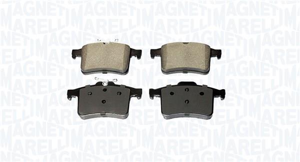 Jogo de 4 pastilhas de travão MAGNETI MARELLI ref. 363916061237