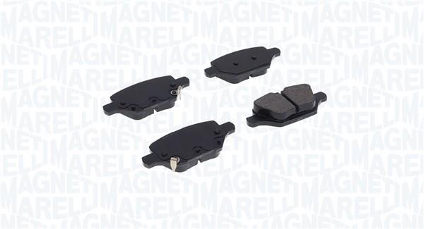 Jogo de 4 pastilhas de travão MAGNETI MARELLI ref. 363916061245