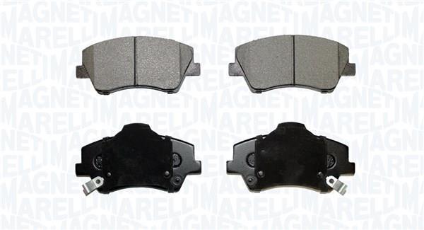 Jogo de 4 pastilhas de travão MAGNETI MARELLI ref. 363916061253