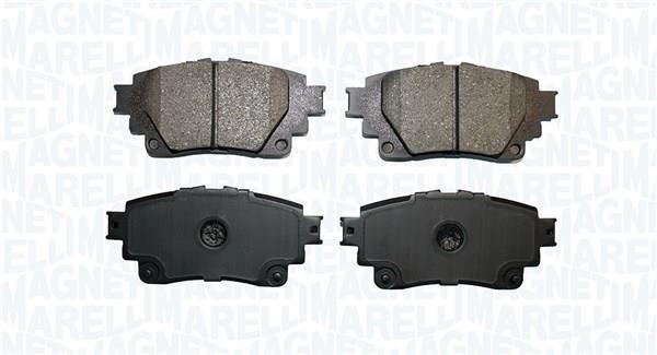 Jogo de 4 pastilhas de travão MAGNETI MARELLI ref. 363916061256