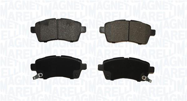 Jogo de 4 pastilhas de travão MAGNETI MARELLI ref. 363916061262