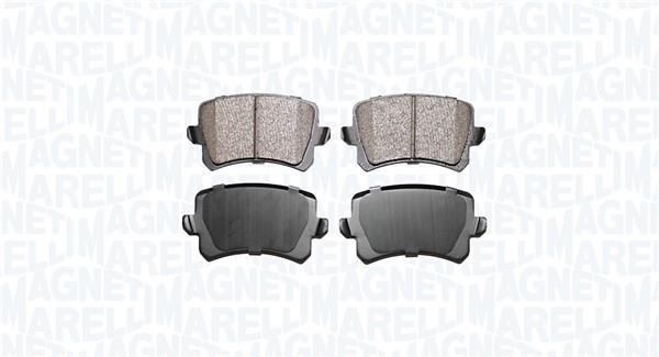 Jogo de 4 pastilhas de travão MAGNETI MARELLI ref. 363916061285