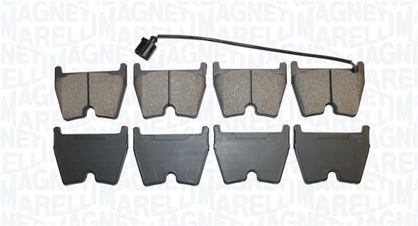 Jogo de 4 pastilhas de travão MAGNETI MARELLI ref. 363916061291